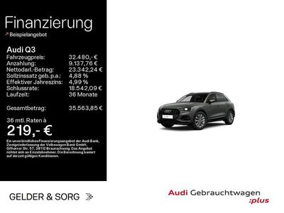 Second-hand Audi Q3 Advanced Plus 150 CP (110 kW) 2023 Gri SUV