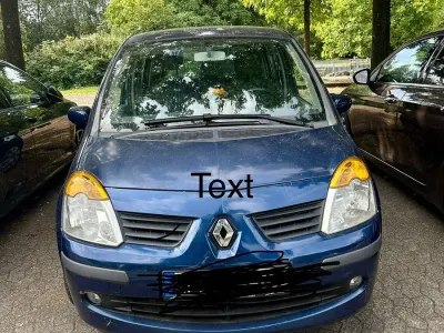 Gebraucht Renault Modus Authentique 88 PS (64 kW) 2004 Blau Van / Kleinbus