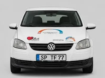 Gebraucht VW Fox 60 PS (44 kW) 2010 Weiß Kleinwagen