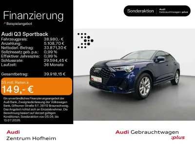 Gebraucht Audi Q3 S-Line 150 PS (110 kW) 2025 Navarrablau metallic SUV