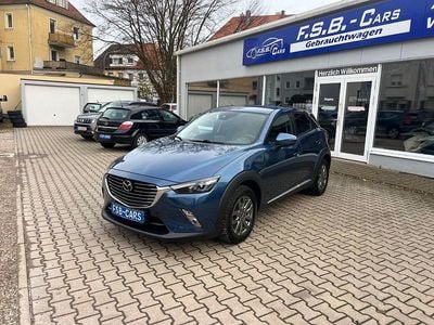 Blau Gebraucht 2017 Mazda CX-3 Sports-Line SUV | 15.450 € (Fairer Preis)