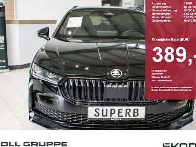 Neu Skoda Superb SportLine 204 PS (150 kW) 2026 Schwarz Kombi