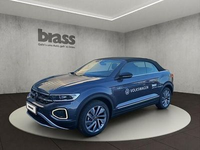 Gebraucht VW T-Roc Cabriolet Style 150 PS (110 kW) 2025 Rauchgrau metallic schwarz Cabrio