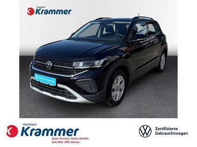 Gebraucht VW T-Cross Life 95 PS (69 kW) 2024 Schwarz SUV
