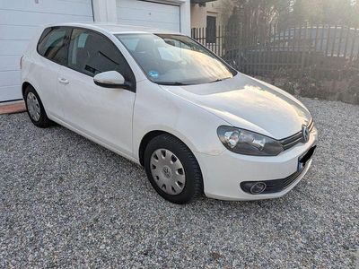 Gebraucht VW Golf VI Comfortline 80 PS (58 kW) 2009 Weiß Kleinwagen