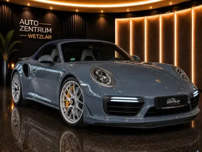 Gebraucht Porsche 911 Turbo S Cabriolet 581 PS (427 kW) 2017 Graphitblau Cabrio
