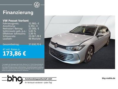 Gebraucht VW Passat Business 150 PS (110 kW) 2025 Silber Kombi