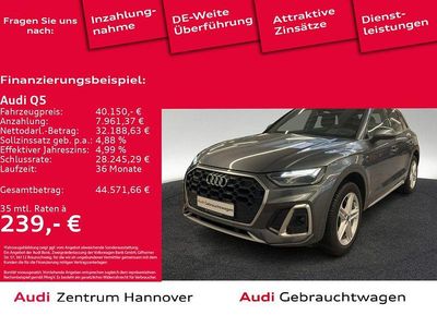 Gebraucht Audi Q5 S-Line 204 PS (150 kW) 2022 Daytonagrau perleffekt (metallic) SUV