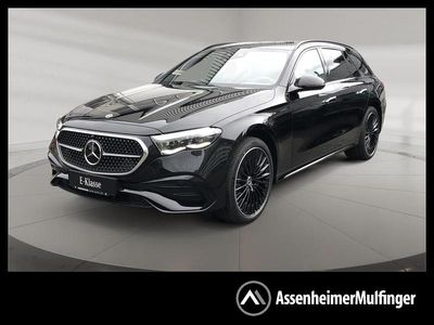 Schwarz metalliclack obsidians Gebraucht 2025 Mercedes E450 AMG Kombi | 88.979 €