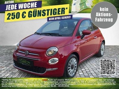 Gebraucht Fiat 500 Dolcevita 69 PS (50 kW) 2022 Passione rot Limousine
