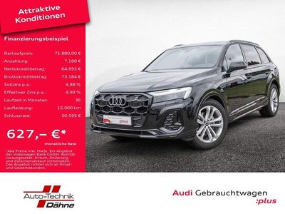 Mythosschwarz metallic Gebraucht 2025 Audi Q7 S-Line SUV | 71.880 € (Etwas zu teuer)