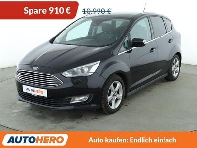 Gebraucht Ford C-MAX Titanium 125 PS (91 kW) 2018 Schwarz Van / Kleinbus