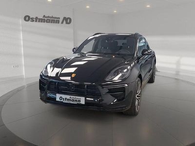 Gebraucht Porsche Macan Turbo 441 PS (324 kW) 2020 Tiefschwarzmetallic SUV