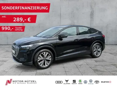 Gebraucht Audi Q4 Sportback e-tron Advanced Plus 125 kW (170 PS) 2023 Mythosschwarz metallic SUV