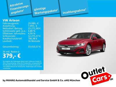 Rot Gebraucht 2022 VW Arteon R-line Limousine | 29.980 € (Fairer Preis)