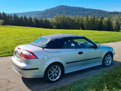 Usata Saab 9-3 Cabriolet Vector 175 CV (128 kW) 2003 Argento Cabrio