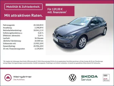 Gebraucht VW Polo IQ Drive 110 PS (80 kW) 2024 Grau Kleinwagen