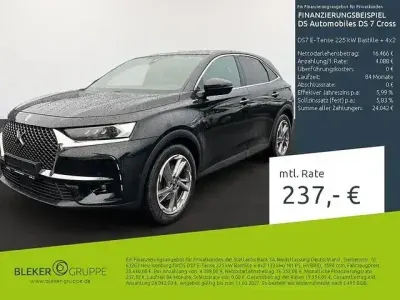 Brugt DS Automobiles DS7 Crossback Bastille Plus 224 HK (164 kW) 2022 Sort SUV