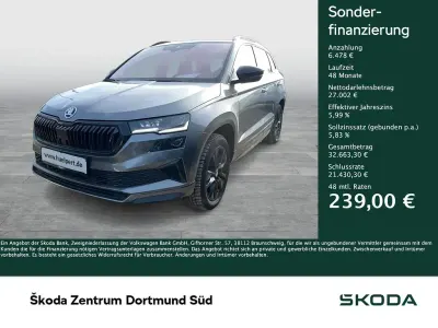 Brugt Skoda Karoq SportLine 190 HK (139 kW) 2023 Grå SUV