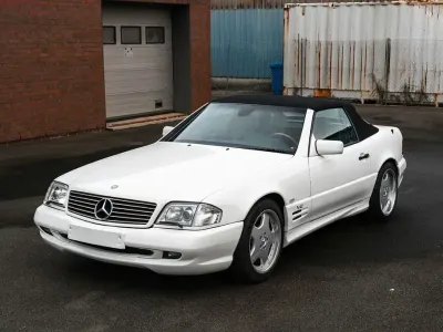 Używany Mercedes SL70 AMG AMG 496 KM (364 kW) 1997 Biały Kabriolet