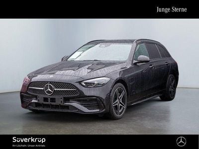 Gebraucht Mercedes C300e AMG 313 PS (230 kW) 2024 Schwarzlack obsidianschwarz (metallic) Kombi