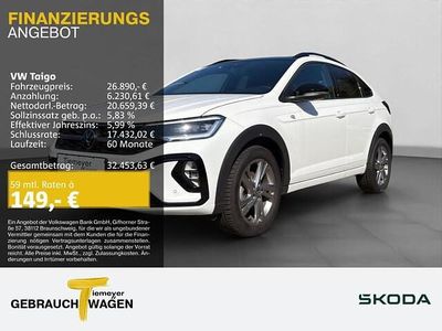 Gebraucht VW Taigo R-line 150 PS (110 kW) 2025 Weiß SUV