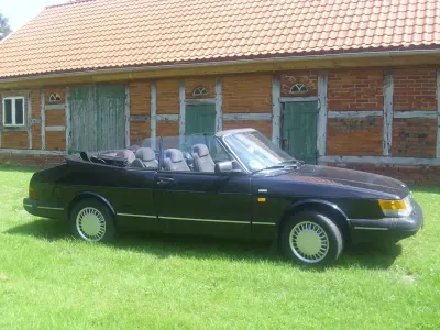 Gebraucht Saab 900 Cabriolet 126 PS (92 kW) 1991 Schwarz Cabrio