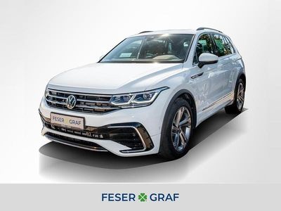 Pure white Gebraucht 2021 VW Tiguan R-line SUV | 30.990 € (Guter Preis)