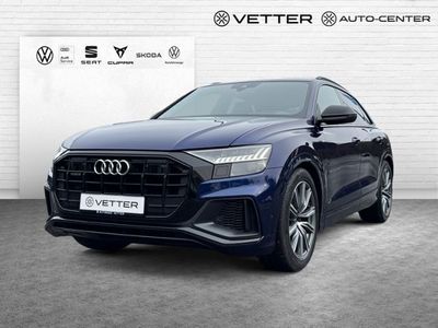 Blau Gebraucht 2020 Audi Q8 S-Line SUV | 53.900 € (Etwas zu teuer)