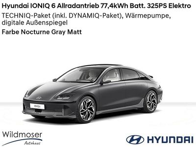 gebraucht Hyundai Ioniq 6 ⚡ Allradantrieb 77,4kWh Batt. 325PS Elektro ⌛ Sofort verfügbar! ✔️ mit 3 Zusatz-Paketen