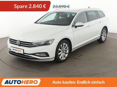 Weiß Gebraucht 2021 VW Passat Elegance Kombi | 20.250 € (Fairer Preis)