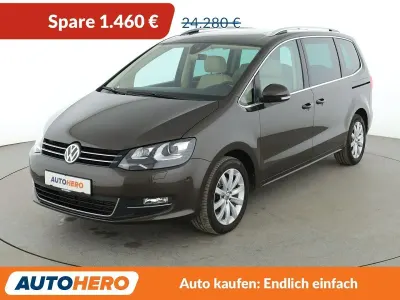 Brugt VW Sharan Highline 220 HK (161 kW) 2016 Brun MPV