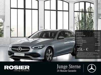 Gebraucht Mercedes C180 Advanced 170 PS (125 kW) 2025 Silber / hightechsilber Kombi