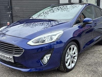 Gebraucht Ford Fiesta Titanium 125 PS (91 kW) 2018 Blau Kleinwagen