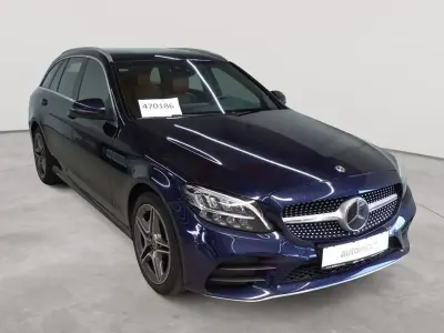 Gebraucht Mercedes C220 AMG line 194 PS (142 kW) 2019 Cavansitblau metallic Kombi