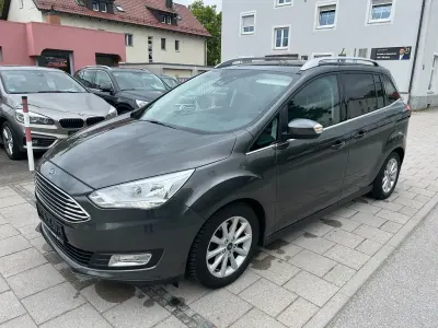 Gebraucht Ford Grand C-Max Titanium 120 PS (88 kW) 2017 Grau Van / Kleinbus