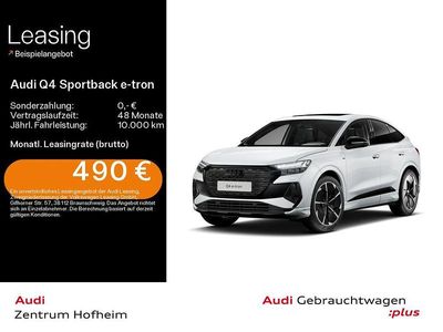Gebraucht Audi Q4 Sportback e-tron Ambiente 210 kW (286 PS) 2025 Gletscherweiß metallic SUV