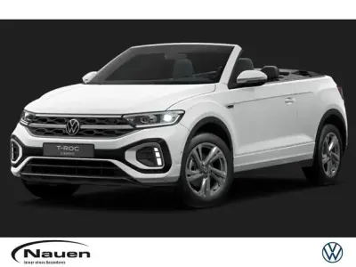 Gebraucht VW T-Roc Cabriolet R-line 150 PS (110 kW) 2025 Weiß Cabrio