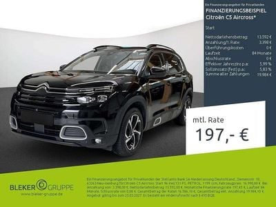 Gebraucht Citroën C5 Aircross 131 PS (96 kW) 2021 Lackierung schwarz perla nera/typ aussenverkleidung metalliclackierung SUV