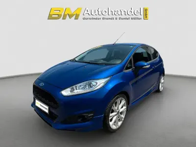 Gebraucht Ford Fiesta ST-Line 125 PS (91 kW) 2015 Blau Kleinwagen