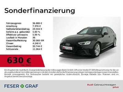 Gebraucht Audi A4 S-Line 265 PS (194 kW) 2024 Mythosschwarz metallic Kombi