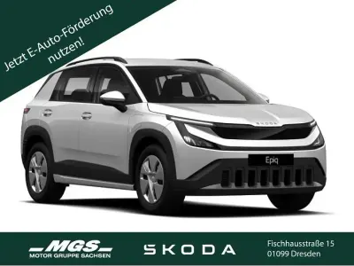 Neu Skoda Epiq Essence 155 kW (211 PS) 2026 Platinumweiß metalic SUV