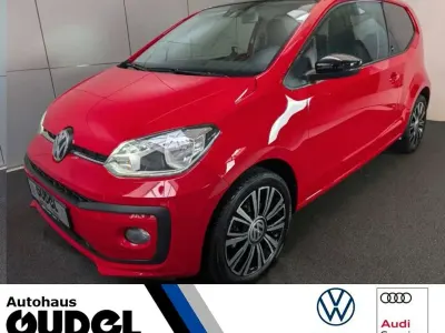 Second-hand VW up! Sound 60 CP (44 kW) 2017 Roșu Hatchback