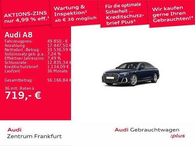 Second-hand Audi A8 Ambiente 286 CP (210 kW) 2023 Albastru Berlinǎ