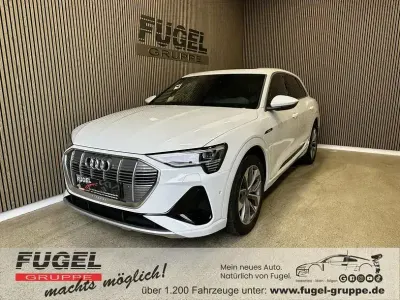 Gebraucht Audi e-tron S-Line 300 kW (408 PS) 2022 Gletscherweiß metallic SUV