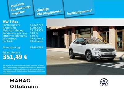 Gebraucht VW T-Roc IQ Drive 150 PS (110 kW) 2025 Weiß SUV
