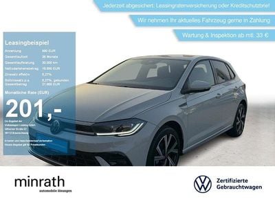 Usado VW Polo R-line 95 HP (69 kW) 2022 Cinzento Citadino