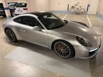 Occasion Porsche 991 Chrono 420 PK (308 kW) 2017 Zilver Coupé