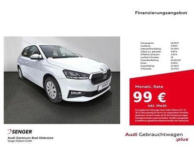 Gebraucht Skoda Fabia Selection 116 PS (85 kW) 2024 Moonweiß perleffekt Kleinwagen