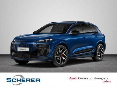 Ascariblau metallic (metallic) Gebraucht 2025 Audi Q6 e-tron Advanced Plus SUV | 69.690 € (Etwas zu teuer)